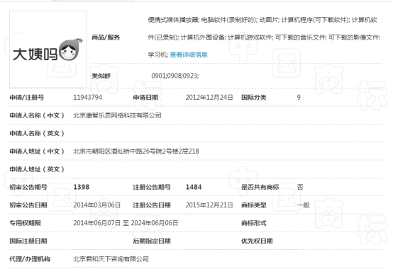 “大姨媽”商標公案全程回顧：誰在揮舞大棒？