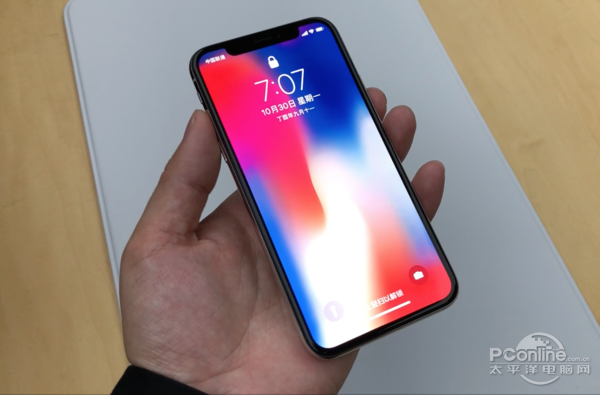 iPhone X解鎖頁面